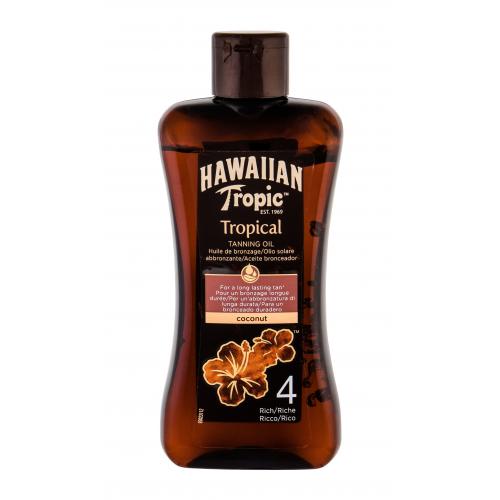 Hawaiian Tropic Tropical Tanning Oil SPF4 200 ml produse după plajă unisex