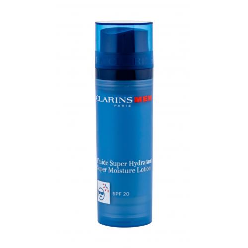 Clarins Men Super Moisture Lotion SPF20 50 ml cremă de tip gel pentru bărbați Natural