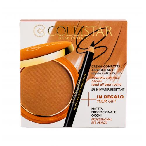 Collistar Tanning Compact Cream SPF30 set cadou Pudra crema 9 g + Creion de ochi 0,80 g pentru femei 5 Seychelles