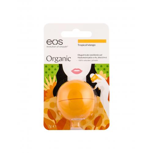 EOS Organic 7 g balsam de buze pentru femei Tropical Mango BIO; Natural