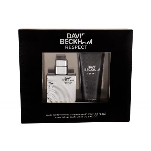 David Beckham Respect set cadou EDT 40 ml + Gel de dus 75 ml pentru bărbați