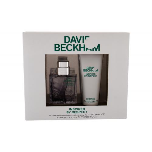 David Beckham Inspired by Respect set cadou EDT 40 ml + Gel de dus 75 ml pentru bărbați