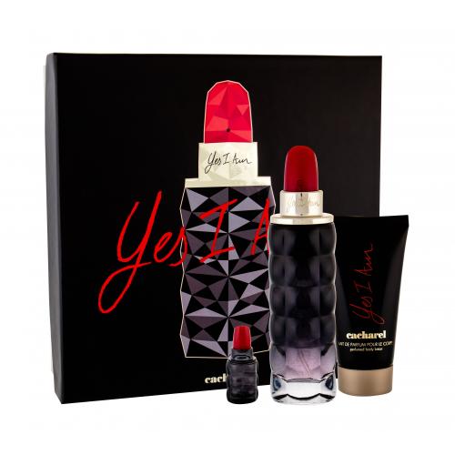 Cacharel Yes I Am set cadou EDP 75 ml + EDP 5 ml + Lapte de corp 50 ml pentru femei