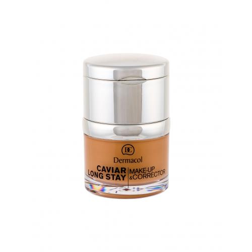 Dermacol Caviar Long Stay Make-Up & Corrector 30 ml fond de ten pentru femei 5 Cappuccino