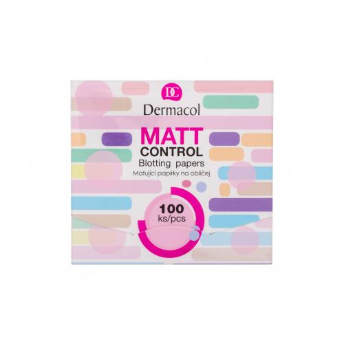 Dermacol Matt Control 100 buc șervețele de curățare facială pentru femei