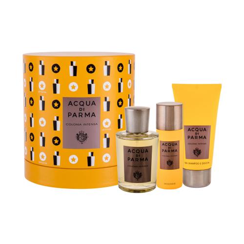 Acqua di Parma Colonia Intensa set cadou apa de colonie 100 ml + gel de dus 75 ml + deodorant 50 ml pentru bărbați