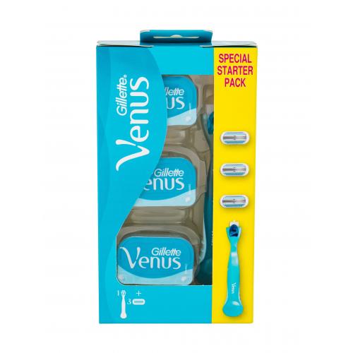 Gillette Venus set cadou 1 aparat de ras + rezerve 3 buc pentru femei