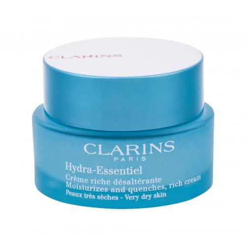 Clarins Hydra-Essentiel Rich 50 ml cremă de zi tester pentru femei Natural