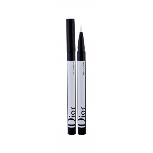 Christian Dior Diorshow On Stage Liner 0,55 ml tuș de ochi pentru femei 001 Matte White Rezistent la apă