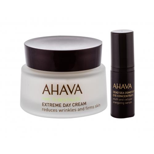 AHAVA Extreme Time To Revitalize set cadou crema de zi 50 ml + crema de ochi Osmoter de la Marea Moartă 5 ml pentru femei Natural