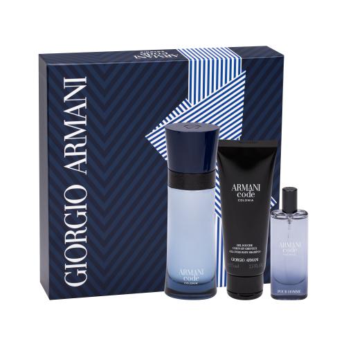 Giorgio Armani Code Colonia set cadou edt 75 ml + edt 15 ml + gel de dus 75 ml pentru bărbați