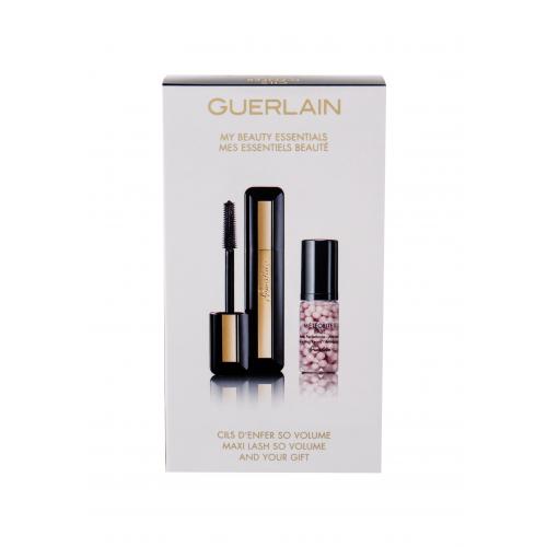 Guerlain Maxi Lash So Volume set cadou Mascara de volum 8,5 ml + Baza de machiaj Météorites 5 ml pentru femei 01 Noir