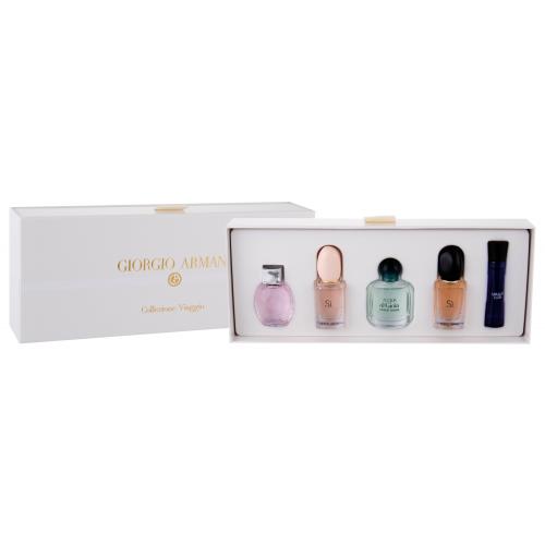 Giorgio Armani Mini Set set cadou edt Emporio Diamonds 5 ml + edt Si 7 ml + edp Acqua di Gioia 5 ml+ edp Si 7 ml + edp Code Women 3 ml pentru femei