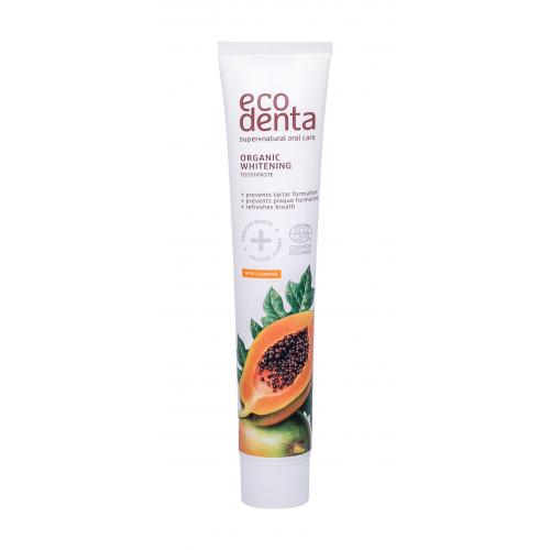 Ecodenta Organic Papaya Whitening 75 ml pastă de dinți unisex BIO; Natural
