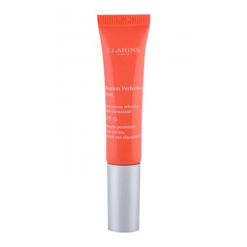 Clarins Mission Perfection SPF15 15 ml cremă de ochi tester pentru femei Natural