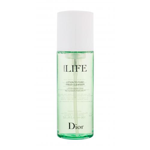 Christian Dior Hydra Life Lotion to Foam Fresh Cleanser 190 ml spumă de curățare tester pentru femei