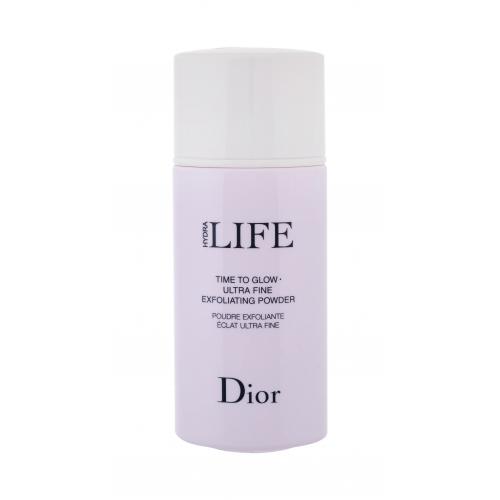 Christian Dior Hydra Life Time to Glow Ultra Fine Exfoliating Powder 40 g peeling tester pentru femei