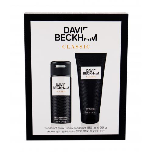 David Beckham Classic set cadou Deodorant  150 ml + Gel de dus 200 ml pentru bărbați
