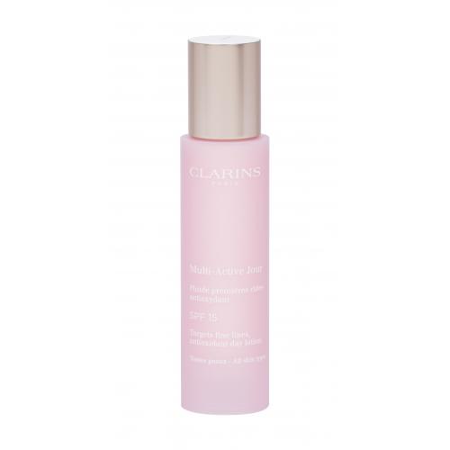 Clarins Multi-Active Fluid SPF15 50 ml cremă de zi tester pentru femei Natural