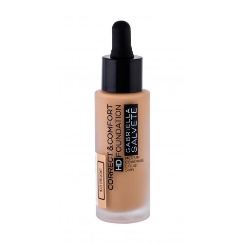 Gabriella Salvete Correct & Comfort 29 ml fond de ten pentru femei 103 Beige