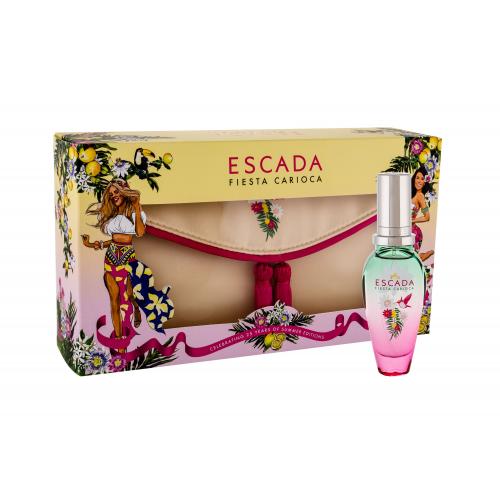 ESCADA Fiesta Carioca set cadou apa de toaleta 30 ml + geanta cosmetica pentru femei