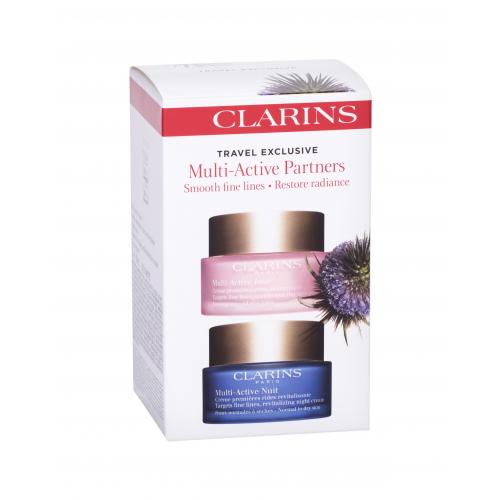 Clarins Multi-Active set cadou crema de zi pentru ten 50 ml + crema de noapte pentru ten 50 ml pentru femei Natural