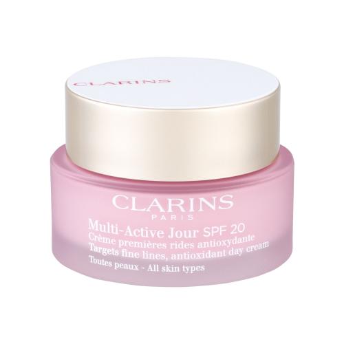 Clarins Multi-Active SPF20 50 ml cremă de zi tester pentru femei Natural