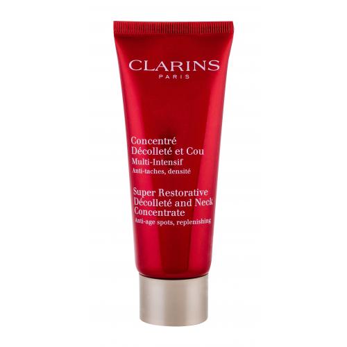 Clarins Super Restorative 75 ml cremă de gât și decolteu pentru femei Natural