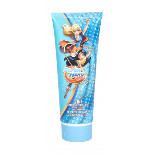DC Comics Super Hero Girls 2in1 250 ml șampon pentru copii
