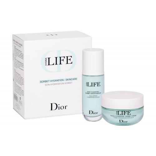 Christian Dior Hydra Life Fresh Hydration set cadou crema de zi pentru ten 50 ml + Ser pentru ten 40 ml pentru femei