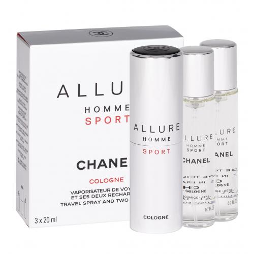 Chanel Allure Homme Sport Cologne 3x20 ml apă de colonie pentru bărbați