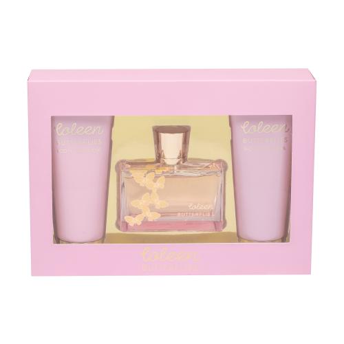 Coleen Rooney Coleen Butterflies set cadou edt 100 ml + lapte de corp 100 ml + gel de dus 100 ml pentru femei