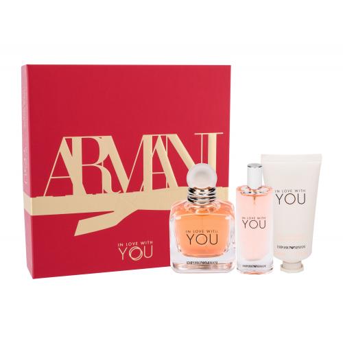 Giorgio Armani Emporio Armani In Love With You set cadou edp 50 ml + edp 15 ml + Crema de maini 50 ml pentru femei