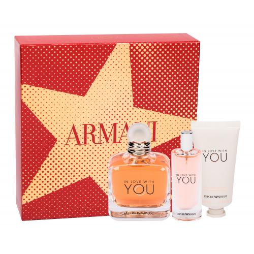 Giorgio Armani Emporio Armani In Love With You set cadou edp 100 ml + edp 15 ml + Crema de maini 50 ml pentru femei