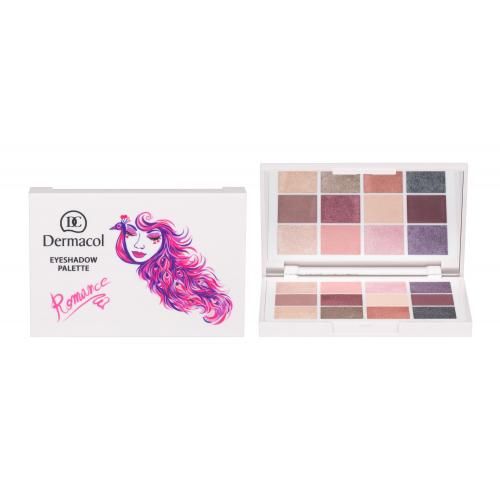 Dermacol Luxury Eyeshadow Palette Romance 18 g fard de pleoape pentru femei