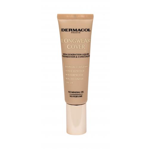 Dermacol Longwear Cover SPF15 30 ml fond de ten pentru femei Fair