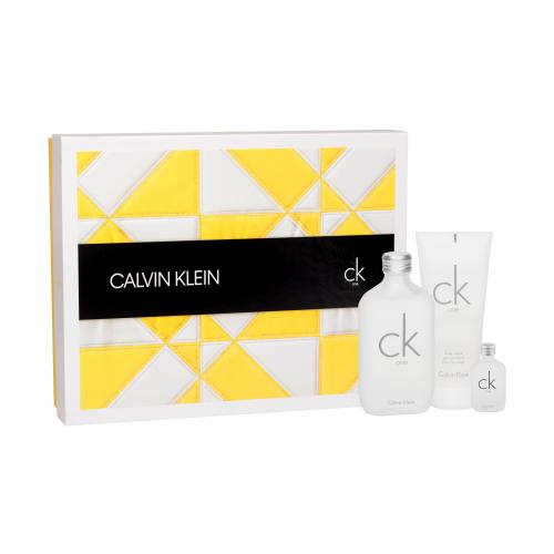 Calvin Klein CK One set cadou edt 100 ml + edt 10 ml + gel de dus 100 ml unisex