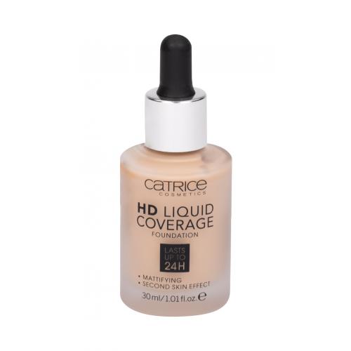 Catrice HD Liquid Coverage 24H 30 ml fond de ten pentru femei 030 Sand Beige