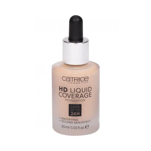 Catrice HD Liquid Coverage 24H 30 ml fond de ten pentru femei 020 Rose Beige