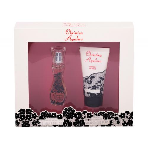 Christina Aguilera Christina Aguilera set cadou Edp 15ml + 50ml gel de dus pentru femei