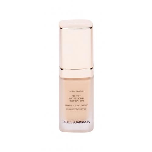 Dolce&Gabbana Velvetskin Perfect Matte Fluid SPF20 30 ml fond de ten tester pentru femei 75 Bisque