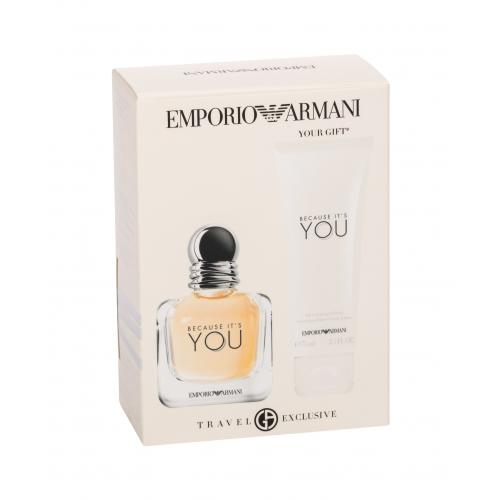 Giorgio Armani Emporio Armani Because It´s You set cadou edp 50 ml + lapte de corp 75 ml pentru femei