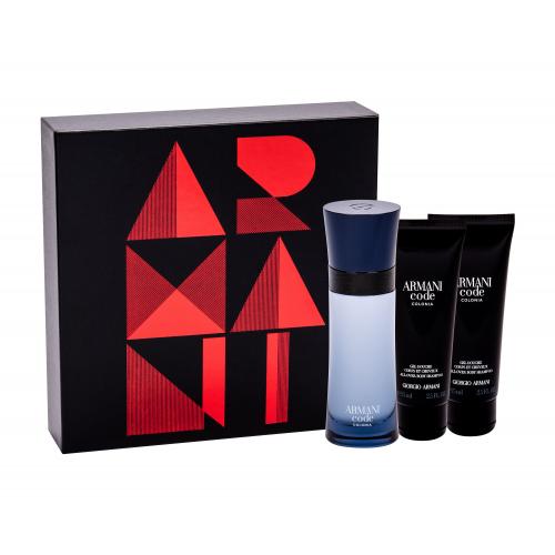 Giorgio Armani Code Colonia set cadou apa de toaleta 75 ml + Gel de duș 2x 75 ml pentru bărbați