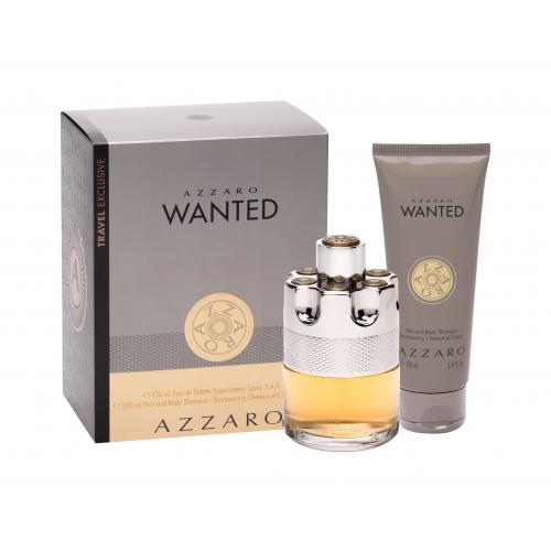 Azzaro Wanted set cadou edt 100 ml + Gel de dus 100 ml pentru bărbați