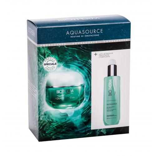 Biotherm Aquasource set cadou crema de zi 50 ml + lotiune de curatare Biosource 200 ml pentru femei