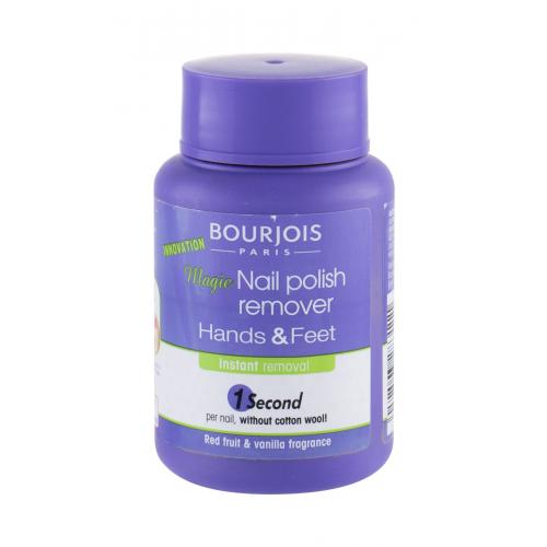 BOURJOIS Paris Magic Nail Polish Remover Hands & Feet 75 ml dizolvant pentru unghii pentru femei