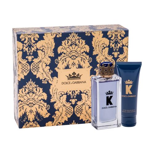 Dolce&Gabbana K set cadou apa de toaleta 100 ml + balsam dupa barbierit 75 ml pentru bărbați