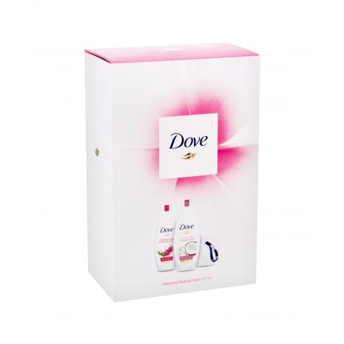 Dove Go Fresh Relaxing Beauty Duo set cadou gel de dus Pomegranate & Lemon Verbena 225 ml + gel de dus Coconut Milk & Jasmine Petals 225 ml W