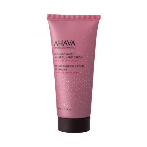 AHAVA Deadsea Water Mineral Hand Cream Cactus & Pink Pepper 100 ml cremă de mâini pentru femei Natural