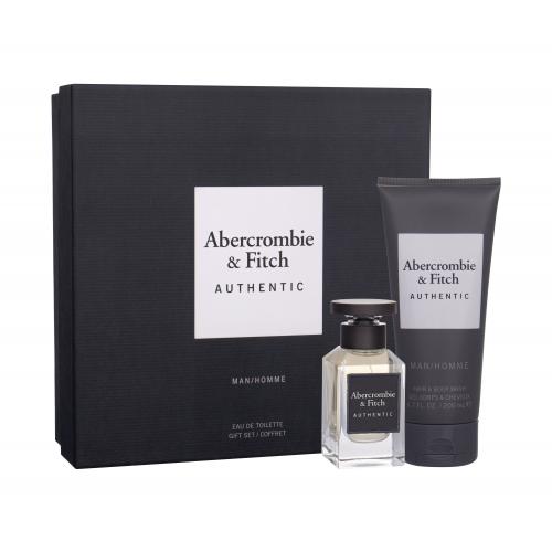 Abercrombie & Fitch Authentic set cadou apa de toaleta 50 ml + gel de dus 200 ml pentru bărbați